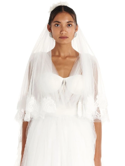 Shop Dolce & Gabbana Bride Veil In White