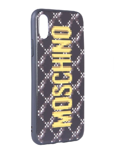 Shop Moschino Iphone X/xs Cover In Multicolor