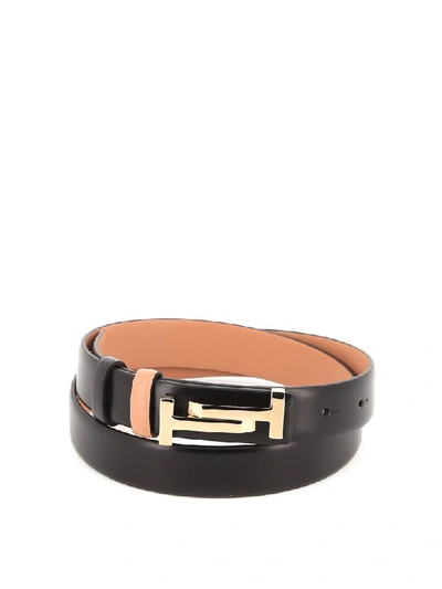 Shop Tod's Belt In Black