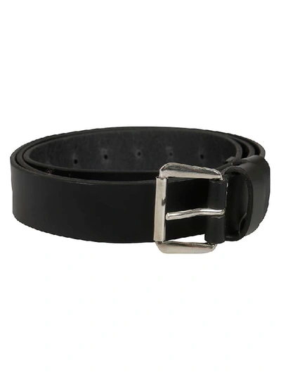 Shop Aspesi Classic Belt In Black