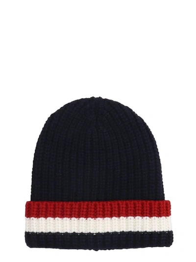 Shop Thom Browne Hats In Blue Wool