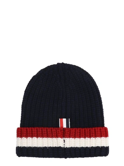 Shop Thom Browne Hats In Blue Wool