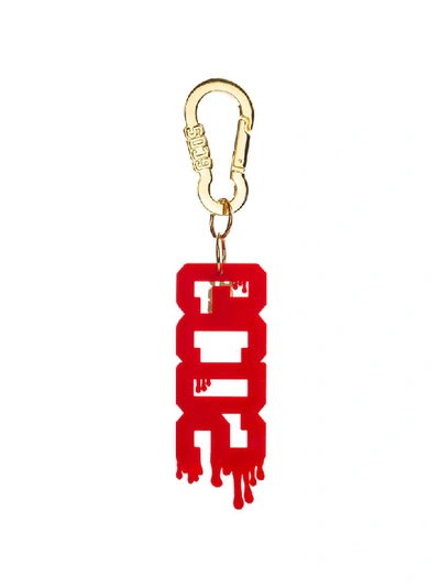 Shop Gcds Bloody Keychain In Red