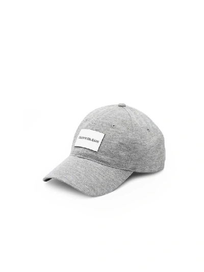 Shop Calvin Klein Grey Baseball Cap In Grigio (grey)