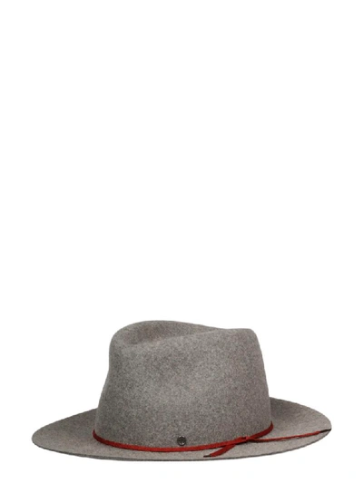 Shop Maison Michel Hat In Grey