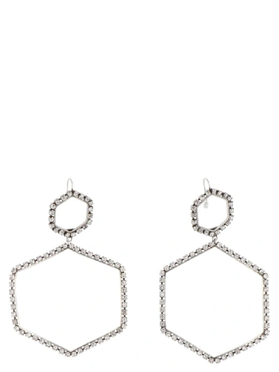 Shop Isabel Marant Here It Is Earrings In Silver