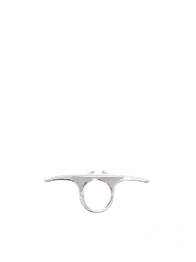 Shop Ambush Liquid Multi Finger Ring Rings In Silver