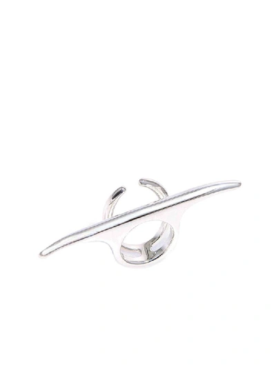 Shop Ambush Liquid Multi Finger Ring Rings In Silver