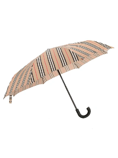 Shop Burberry Trafalgar Umbrella In Archive Beige