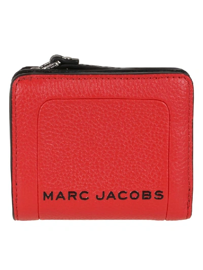 Marc Jacobs Mini Compact Red Leather Wallet | ModeSens