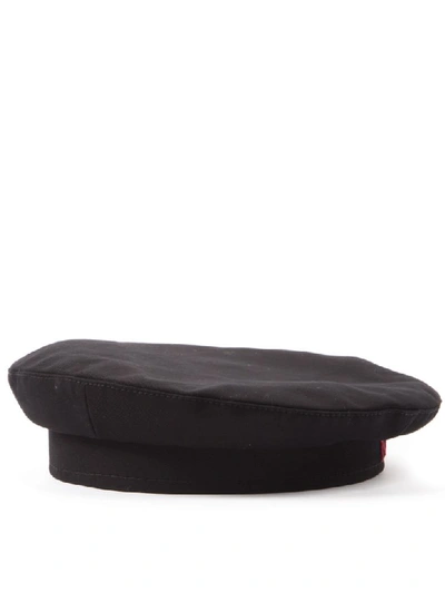 Shop Ruslan Baginskiy Ebroidered Logo Black Wool Hat