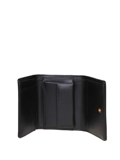 Shop Dolce & Gabbana Small Devotion Continental Wallet In Matelasse Nappa In Black