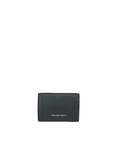 Shop Alexander Mcqueen Mini Skull Coin Wallet In Black