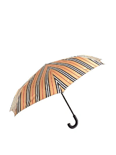 Shop Burberry Umbrella In Beige
