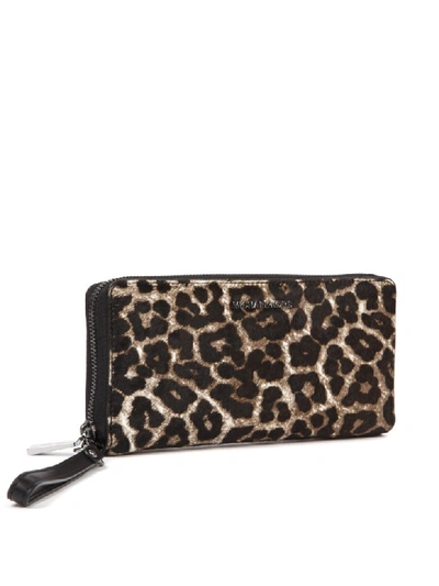 Shop Michael Michael Kors Jet Set Travel Leopard Leather Wallet