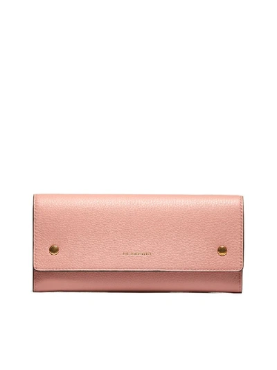 Shop Burberry Wallet In Rosa