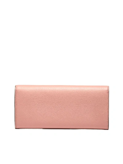 Shop Burberry Wallet In Rosa