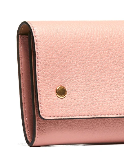 Shop Burberry Wallet In Rosa