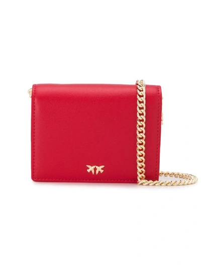 Shop Pinko Jolie Simply Credit Card In Rosso Rosso Cinese