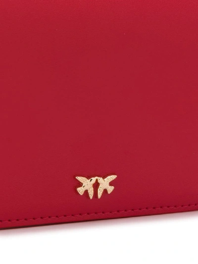 Shop Pinko Jolie Simply Credit Card In Rosso Rosso Cinese