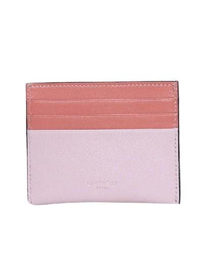 Shop Givenchy 2g Cardholder In Pale Pink