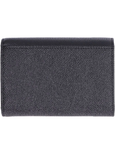 Shop Dolce & Gabbana Small Leather Wallet In Black