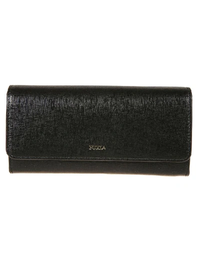 Shop Furla Babylon Saffiano Wallet In Black