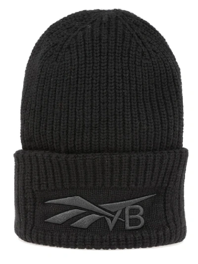 Shop Victoria Beckham Beanie Hat In Black