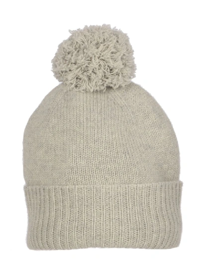 Shop Agnona Caps/cappello In Light Grey