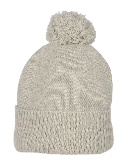 Shop Agnona Caps/cappello In Light Grey