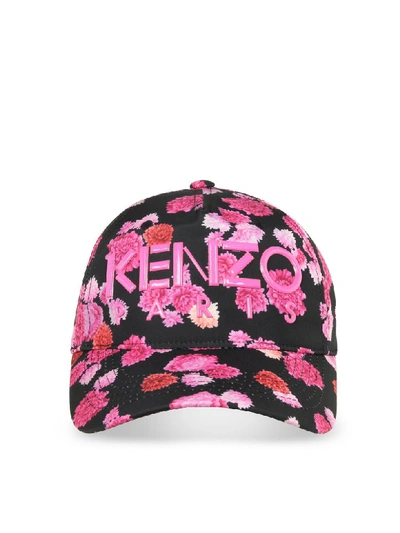 Shop Kenzo Peonie Kombo Hat In Pink