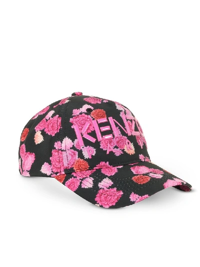 Shop Kenzo Peonie Kombo Hat In Pink