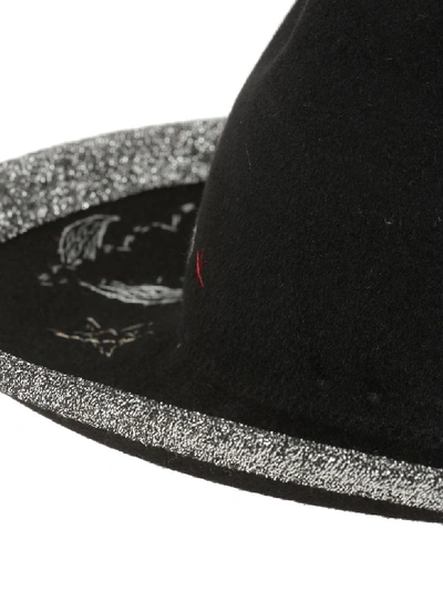 Shop Ruslan Baginskiy Felt Wide Brimmed Hat In Black