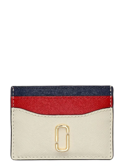 Shop Marc Jacobs Snapshot Leather Card Holder In Multicolor