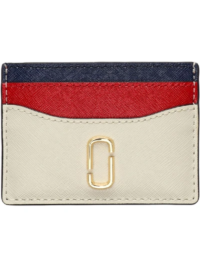 Shop Marc Jacobs Snapshot Leather Card Holder In Multicolor