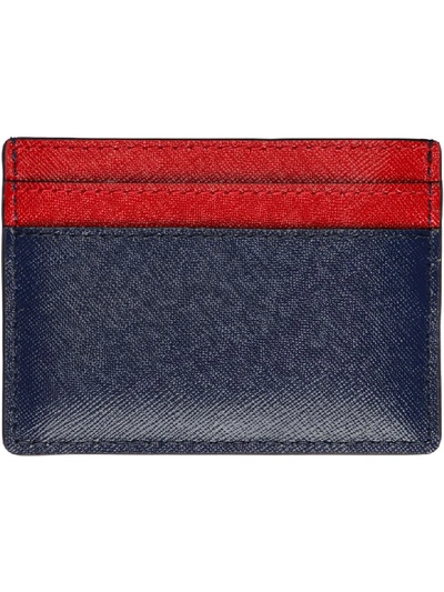 Shop Marc Jacobs Snapshot Leather Card Holder In Multicolor