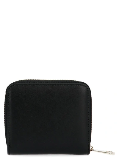 Shop Ferragamo Gancio Vela Wallet In Black