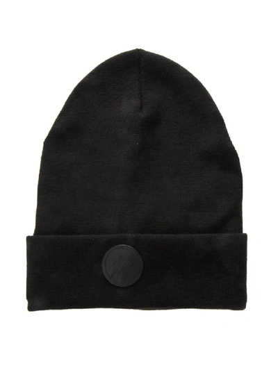 Shop Moncler Genius Wool Beanie Hat In Black