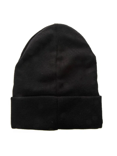 Shop Moncler Genius Wool Beanie Hat In Black