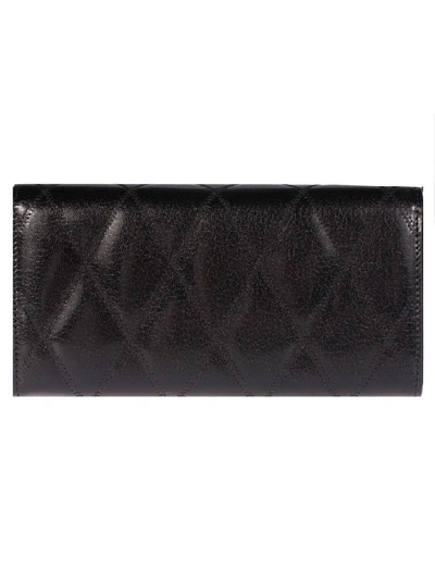 Shop Givenchy Chained Continental Wallet In Black