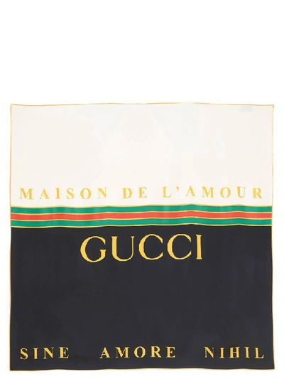 Shop Gucci Maison De Lamour Foulard In Multicolor
