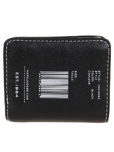 Shop Marc Jacobs Mini Compact Wallet In Black