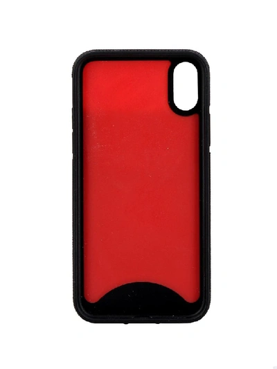 Shop Christian Louboutin Black/red Rubber Cover