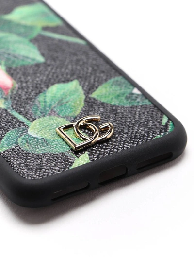 Shop Dolce & Gabbana Phone Cover In C Rosa Fdo Nero