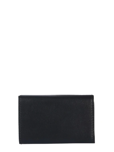 Shop Moschino Printed Wallet In Nero