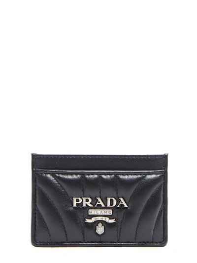 Shop Prada Cardholder In Black