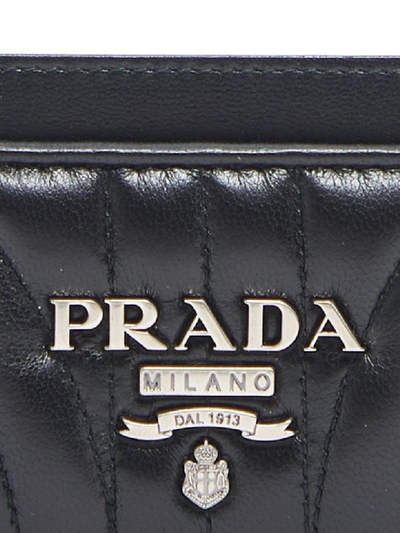 Shop Prada Cardholder In Black