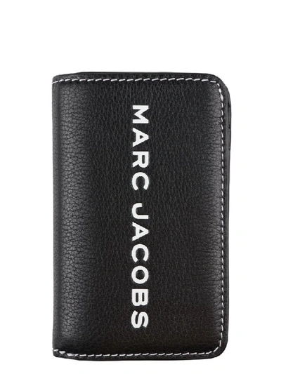 Shop Marc Jacobs Leather Wallet In Black