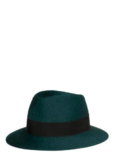 Shop Saint Laurent Hat In Green