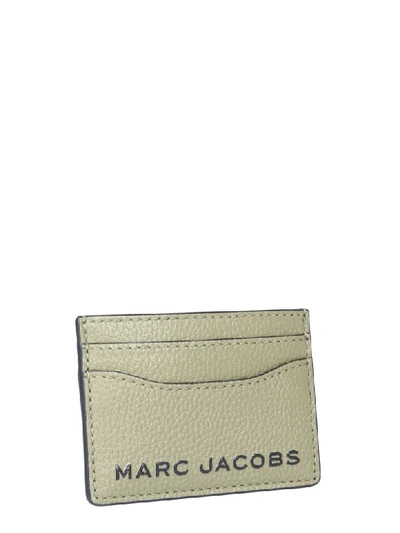 Shop Marc Jacobs Leather Card Holder In Bianco